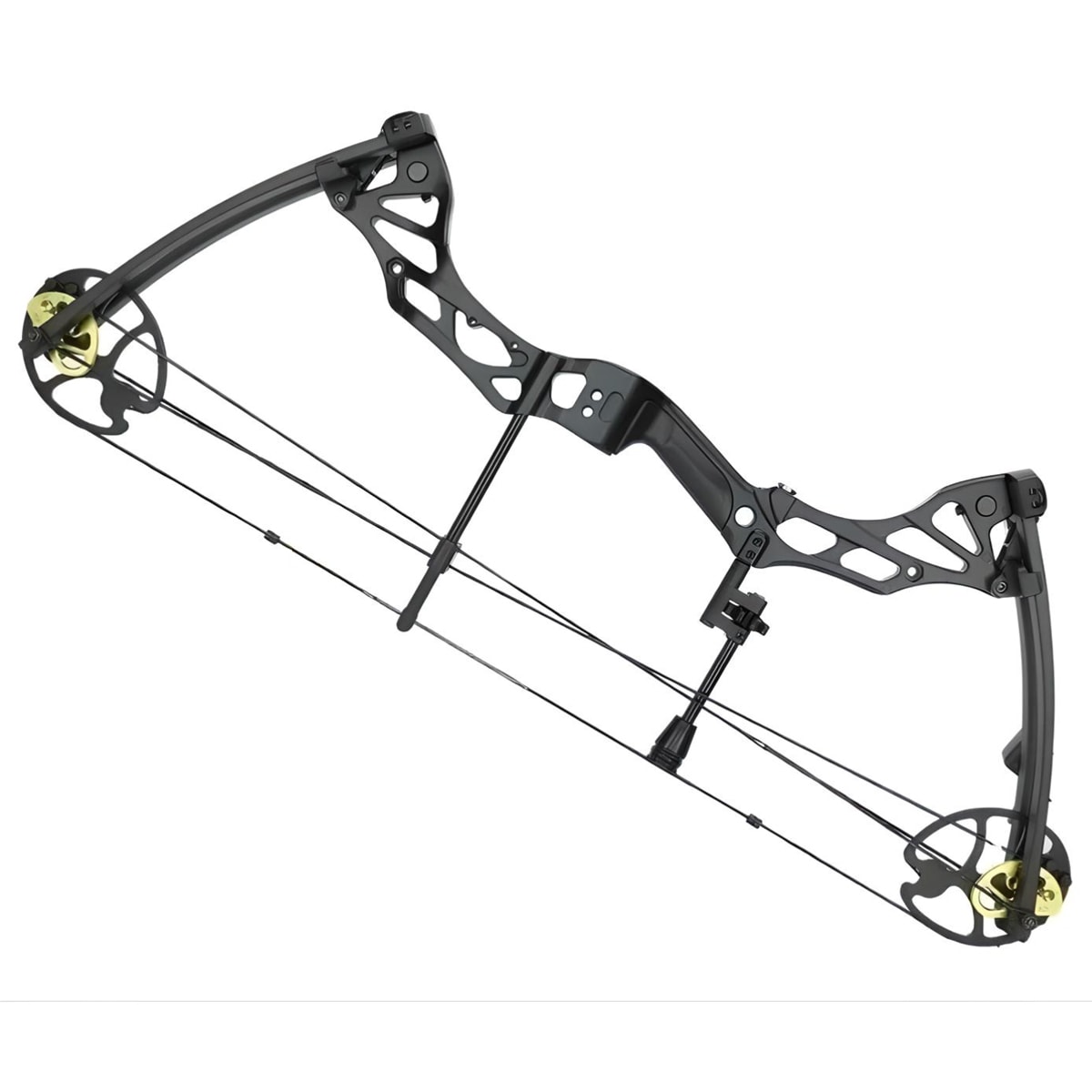 Arco Composto Fossil NCB75BK 70 Libras Preto - Man Kung - Tubarão