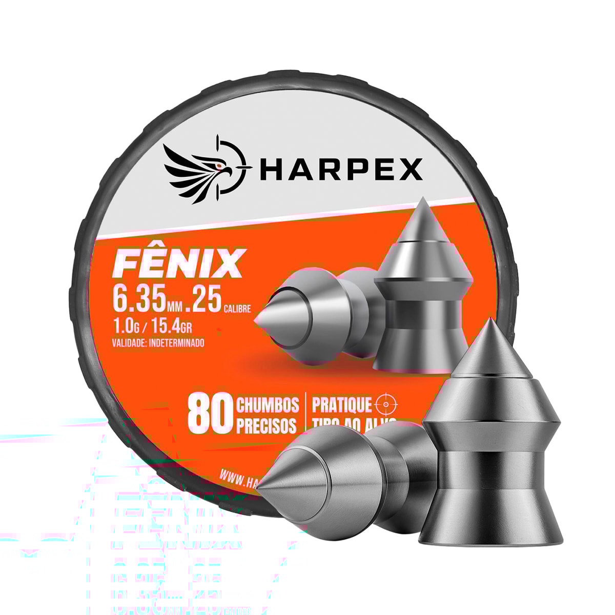 その他 harpoon classic 97 Chumbinho Fênix 6.35mm 80 Unidades - Harpex - Tubarão Center