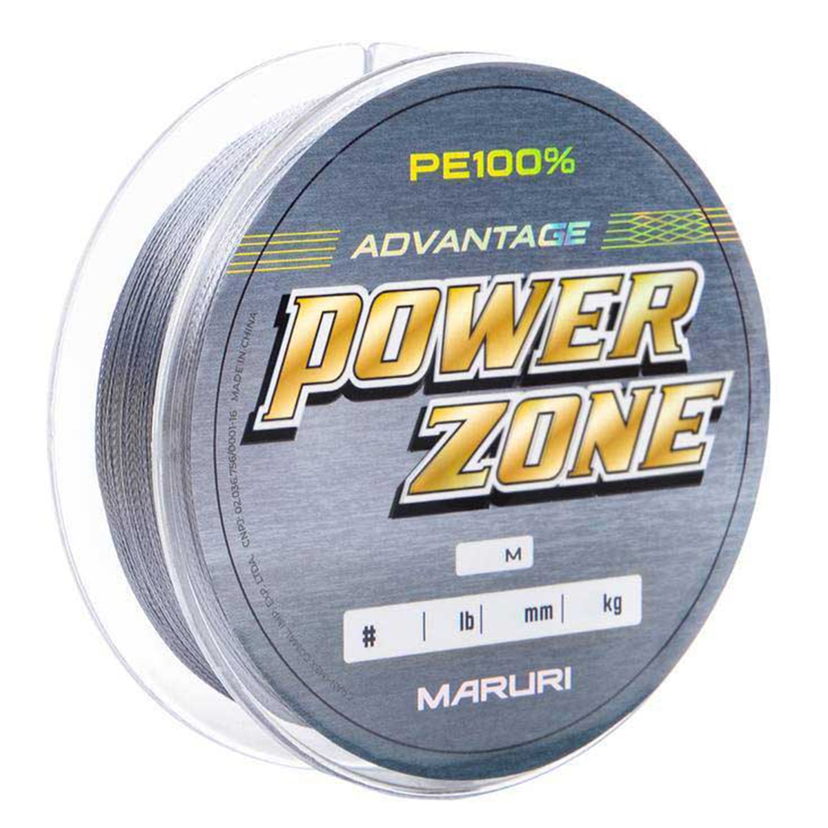 Linha Multifilamento Power Zone 4x Cinza 100mts 0,40mm - Maruri