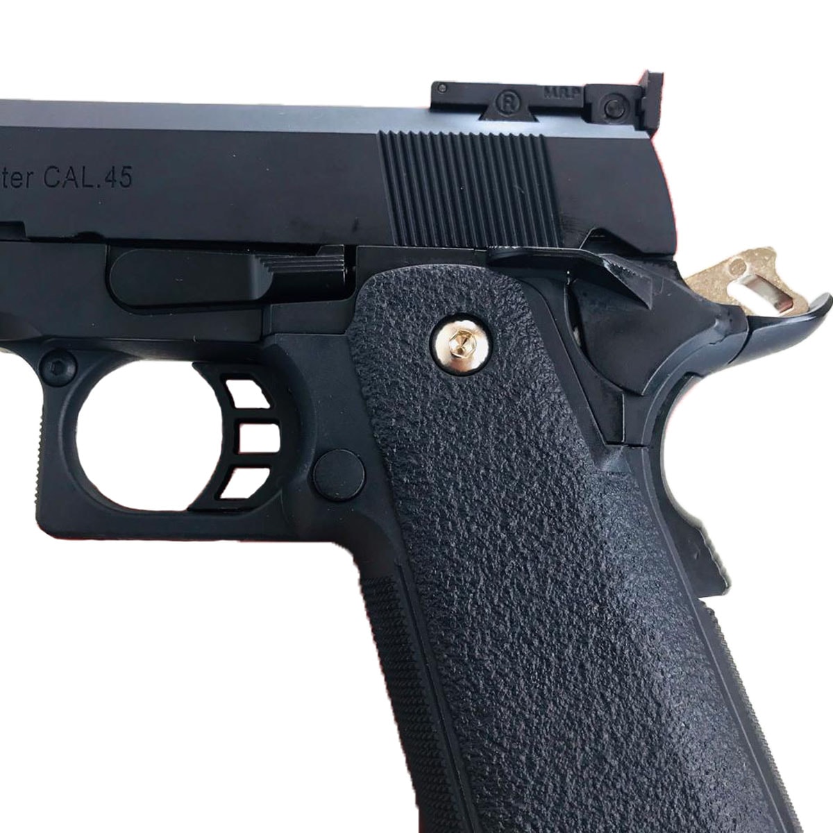 Pistola Airsoft GBB 1911 Custer - TAG + Esfera 0,12 + Green Gás +